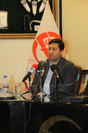 نشست خبری دکتر علی فرجی رئیس سازمان تدارکات پزشکی هلال احمر و مهندس سالارالدینی مدیرعامل شرکت تجهیزات پزشکی هلال ایران