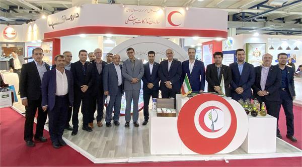 بازدید مدیرعامل سازمان تدارکات پزشکی از غرفه شرکت های تحت پوشش سازمان در نمایشگاه ایران هلث