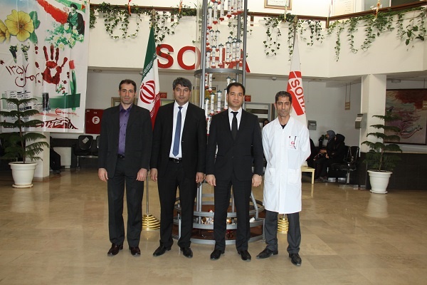 بازدید رئیس بخش هلال احمر ترکمنستان از شرکت تجهیزات پزشکی هلال ایران