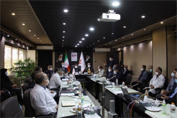 دکتر عسکری در جلسه معارفه سرپرست شرکت تجهیزات پزشکی هلال ایران بر سیاست هم افزایی به منظور افزایش تولید مطلوب تأکید کرد