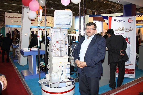 رونمایی از دستگاه دیالیز 5008 در 19 دهمین نمایشگاه بین المللی تجهیزات پزشکی ایران  هلث