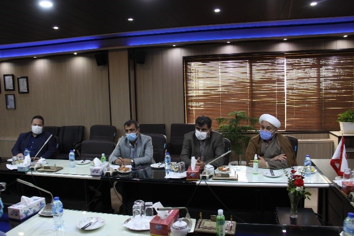 بازدید رئیس و هیات همراه  بنیاد نخبگان استان البرزاز شرکت تجهیزات پزشکی هلال ایران