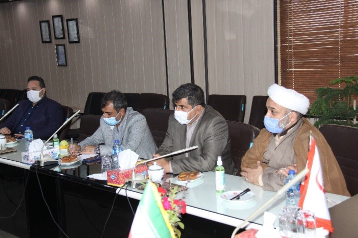 بازدید رئیس و هیات همراه  بنیاد نخبگان استان البرزاز شرکت تجهیزات پزشکی هلال ایران