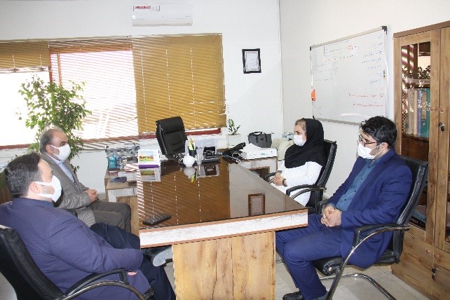 بازدید مدیر عامل محترم شرکت جناب آقای دکتر نکویی نیا و جناب آقای مهندس سقایی رئیس هیات مدیره  از واحد های اداری