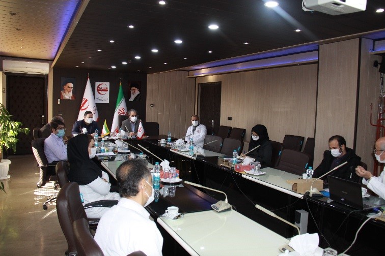 برگزاری جلسه ی بررسی پروژ های در دست اقدام