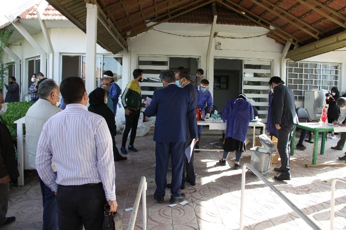 غربالگری کرونا از کلیه پرسنل