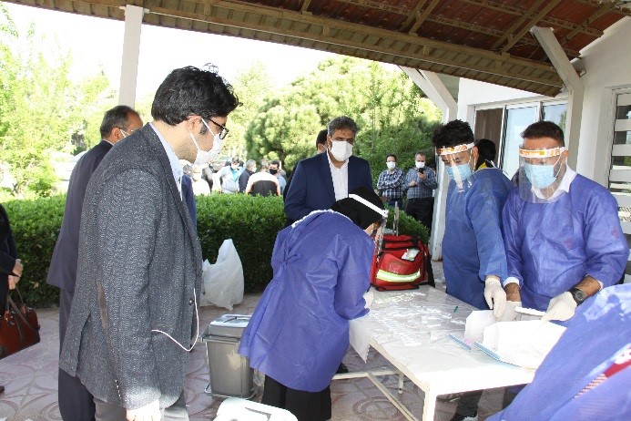 غربالگری کرونا از کلیه پرسنل