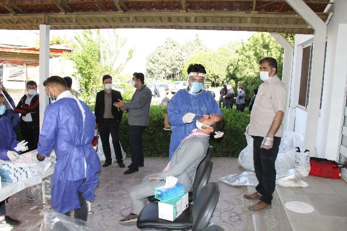 غربالگری کرونا از کلیه پرسنل