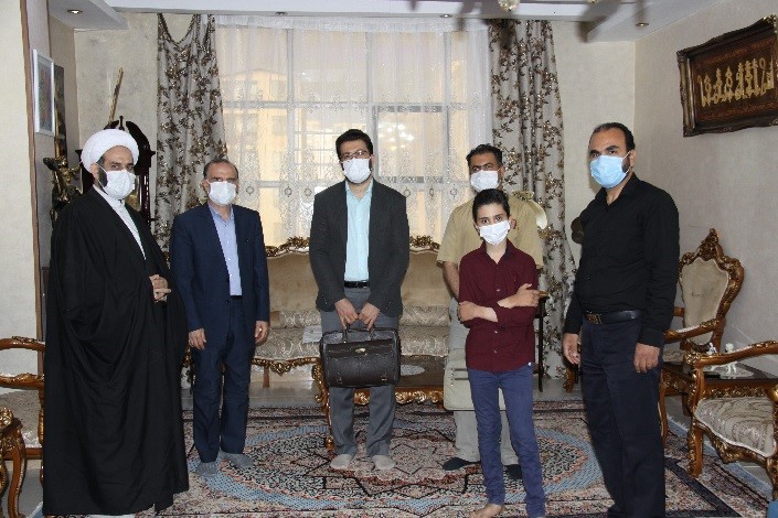 دیدار به مناسبت هفته هلال احمر از خانواده مرحوم گودرزی