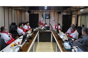 سومین جلسه مدیریت بحران در سازمان تدارکات پزشکی هلال‌احمر برگزار شد