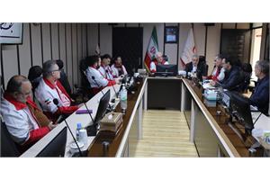 برگزاری جلسه ارزیابی عملکرد شرکت تجهیزات پزشکی هلال ایران در سازمان تدارکات پزشکی