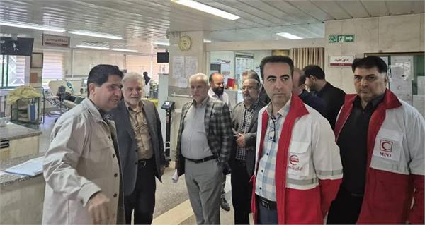 بازدید مدیرعامل سازمان تدارکات پزشکی جمعیت هلال‌احمر از مرکز دیالیز تهرانپارس