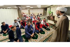 آیین سوگواری شهادت امام حسن عسکری (ع) و بزرگداشت آقای شهید ایران در سازمان تدارکات پزشکی برگزار شد
