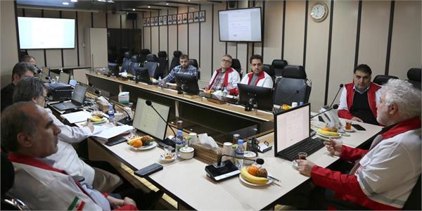 چهارمین جلسه مدیریت بحران سازمان تدارکات پزشکی هلال‌احمر برگزار شد