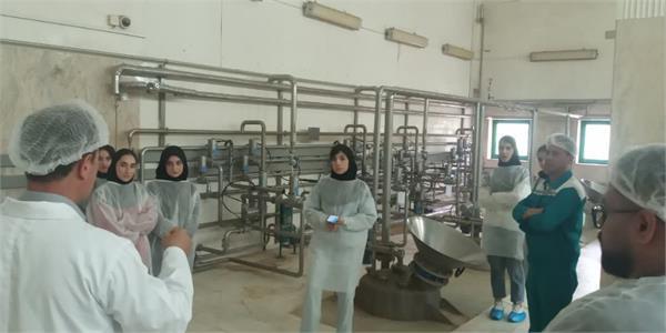 دانشجویان رشته صنایع غذایی دانشگاه آیندگان تنکابن از خط تولید شرکت سهاجیسا بازدید کردند