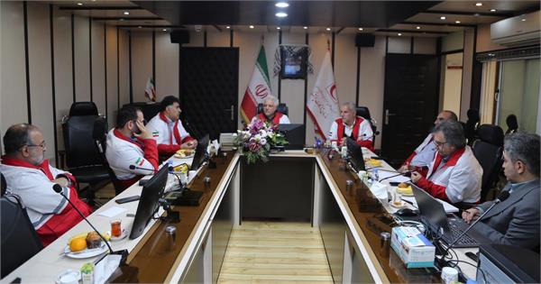 سومین جلسه مدیریت بحران در سازمان تدارکات پزشکی هلال‌احمر برگزار شد